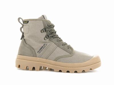 Palladium PALLABROUSSE TACTICAL Men's Boots Green | Canada-3186